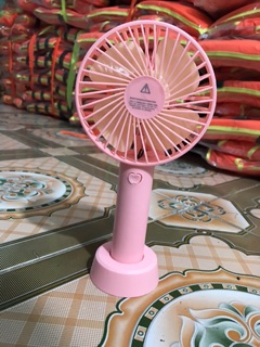 SỈ QUẠT SẠC PIN MINI CÓ ĐẾ