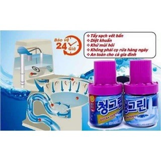 Chai thả bồn cầu