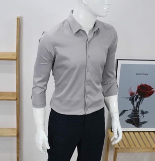 [69K] ÁO SƠ MI LỤA NAM CÔNG SỞ CAO CẤP CÓ SIZE XXL