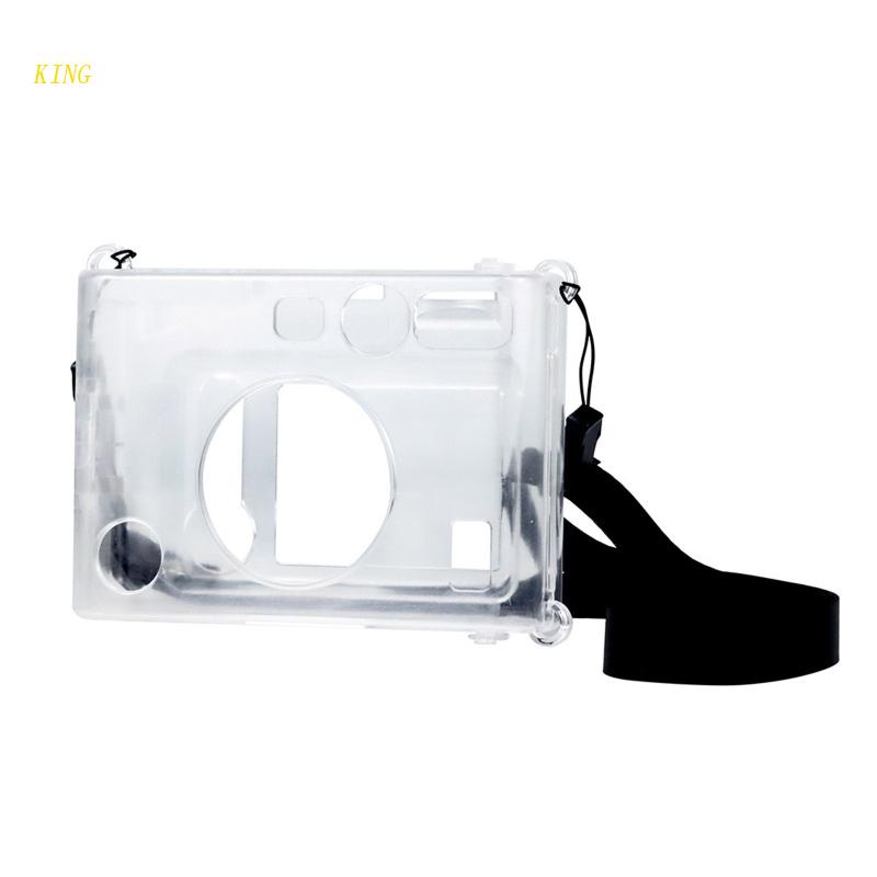 Vỏ Bảo Vệ Trong Suốt Kèm Dây Đeo Cho Fujifilm Mini EVO