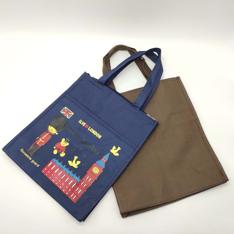 Túi tote có khóa kéo, túi vải canvas đi học size to SUZUKO BAGS chống thấm nước TT01