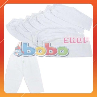 Set 5 quần dài trắng Bossinis cho bé