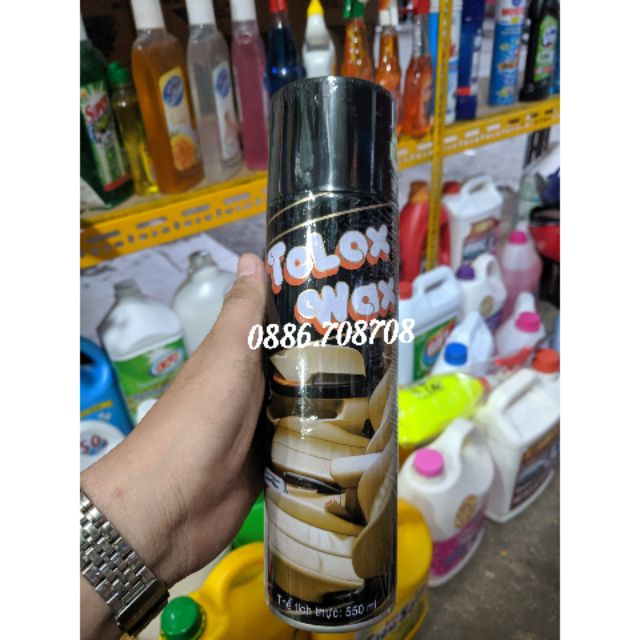 Xịt bóng tổng hợp telox wax 550ml - ảnh sản phẩm 1