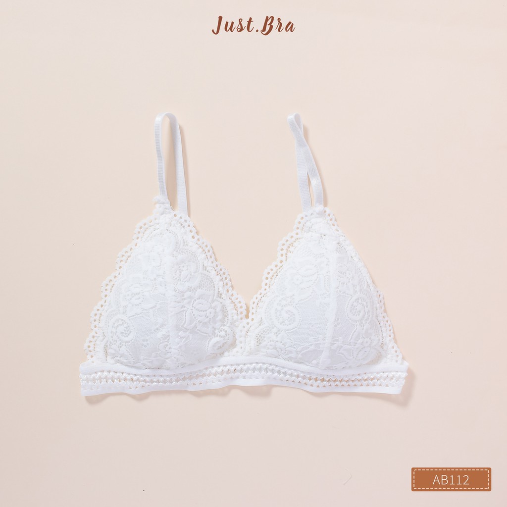 Áo ngực Just Bra mút mỏng chất liệu ren xinh xắn AB112 | BigBuy360 - bigbuy360.vn