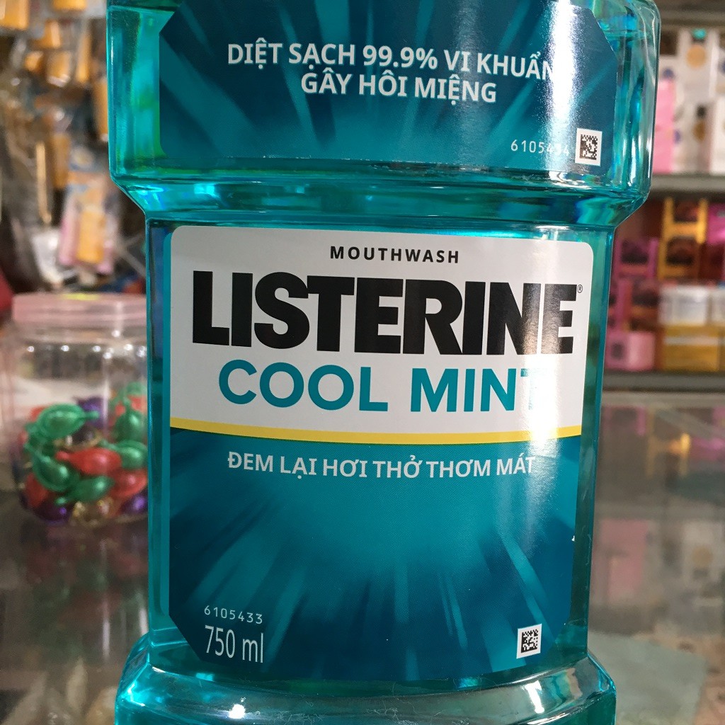 Nước súc miệng Listerine Cool Mint 750ml