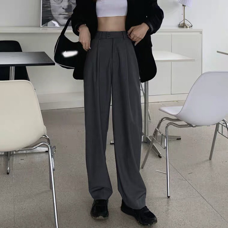 Quần tây ống suông rộng lưng cao 1LY cao cấp  1HIT_UNISEX