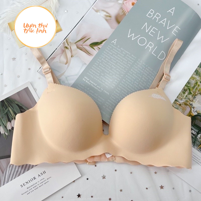 Áo lót đúc su hình lông vũ FOY+COY mút dày 3cm nâng ngực đẹp cho cac chị em gái