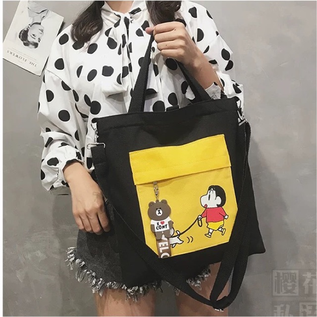 (thitun141196) (nguyendangphieu) TOTE ĐEO 2 kiểu - cậu bé dắt cún
