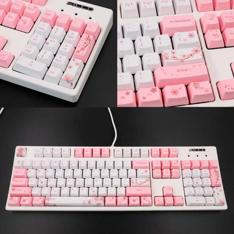 Bộ Phím Rời PBT 113 Dành Cho RK61 Gans Alt61 Anne Pro GH60 iquix