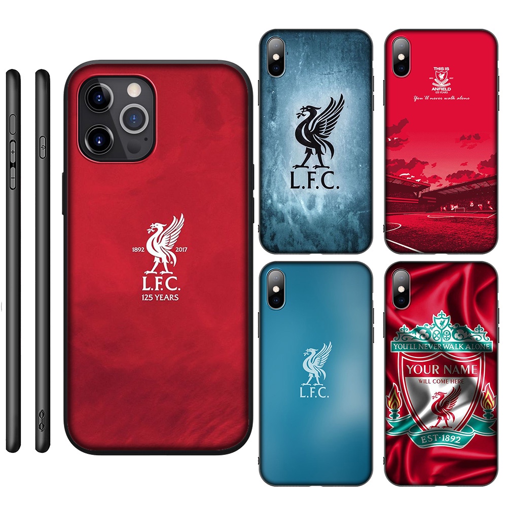 Ốp Điện Thoại Silicon Mềm Hình Logo Liverpool Cho iPhone 12 11 Pro X XS Max Mini GF43