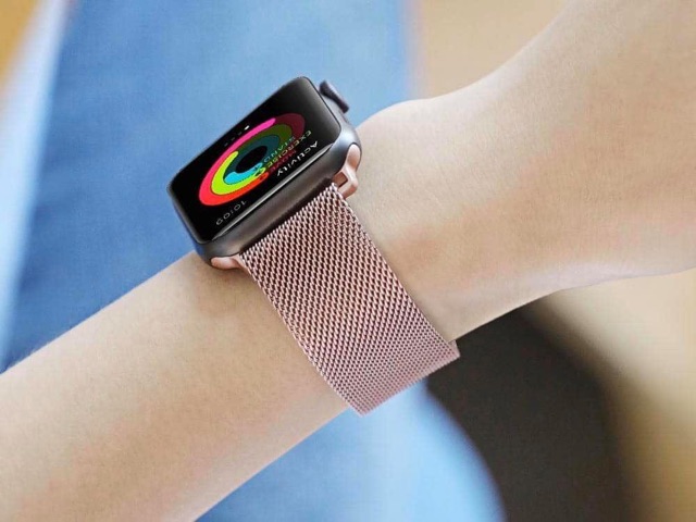 [SALE] DÂY THÉP KHÔNG GỈ MÀU HỒNG DÀNH CHO APPLE WATCH