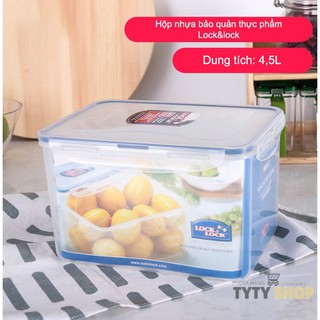 Hộp nhựa bảo quản thực phẩm lock&lock classic 4.5l hpl827