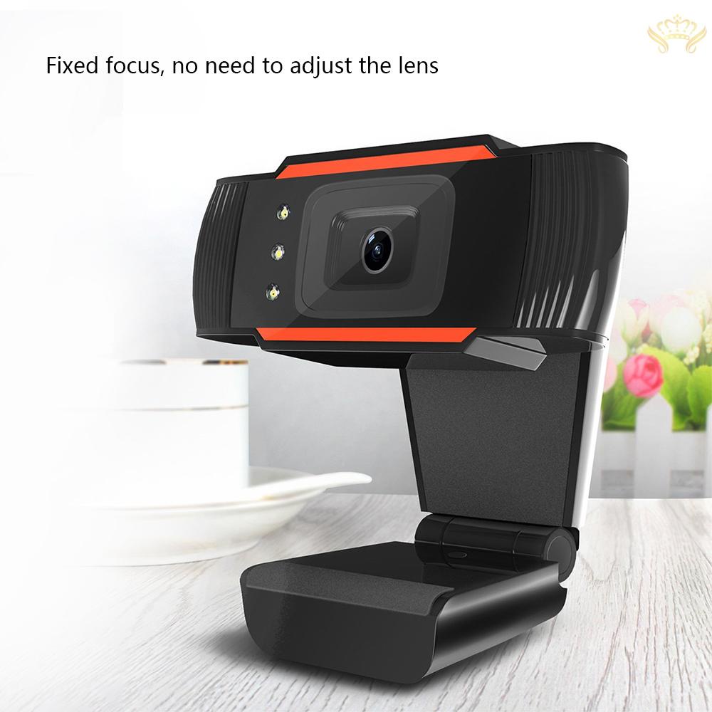 Mới Webcam Hxsj A870C3 Usb 480p Tích Hợp Micro Hấp Thụ Âm Thanh Cho Pc Laptop
