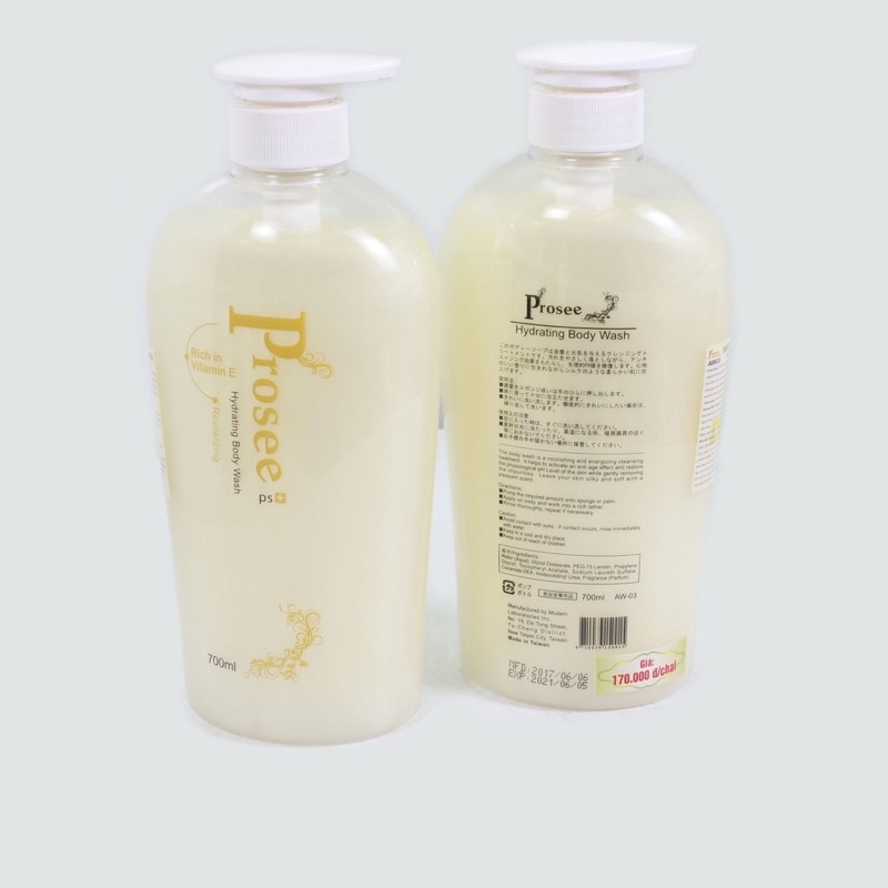 🍒 Sữa tắm NHẬT BẢN dưỡng thể PROSEE Body Wash 700ml