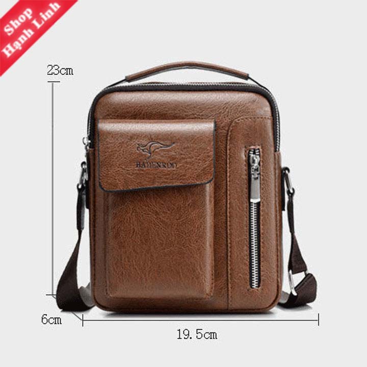 Túi đeo chéo nam da PU cao cấp hiệu Badenroo MS 8602, đựng Ipad 11 inch | BigBuy360 - bigbuy360.vn