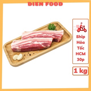 Thịt ba rọi heo rừng 1kg – heo rừng từ nông trại xanh củ chi