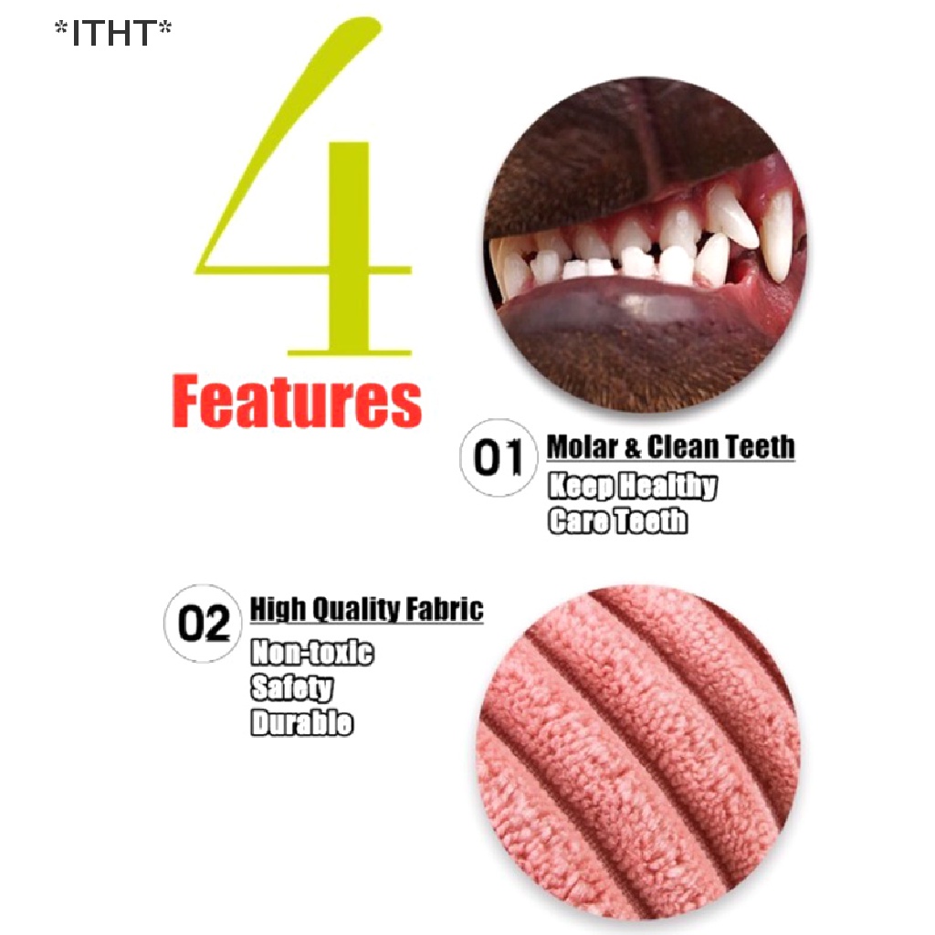 [ITHT] Đồ Chơi Bằng Vải Nhung Hình Động Vật Chống Cắn Cho Thú Cưng [Hot]