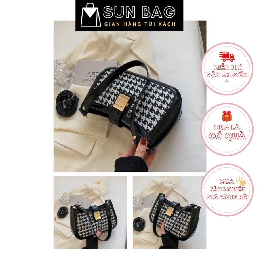 Túi xách nữ đeo chéo, túi đi chơi, đi học, da đẹp, thời trang cao cấp size 22cm SB092