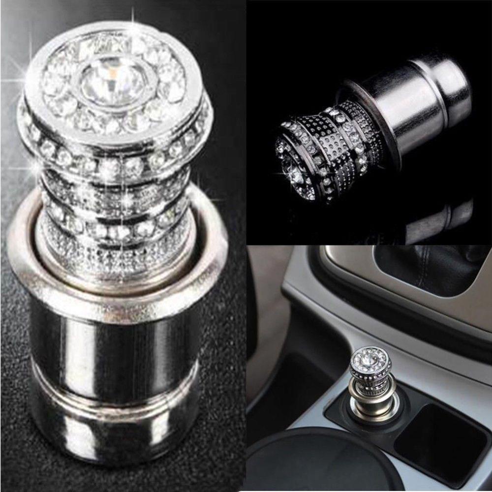 Bật Lửa Điện Tử Đính Đá Lấp Lánh 12V A5Z6