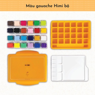 Màu gouache Himi giá tốt - dạng thạch 24m