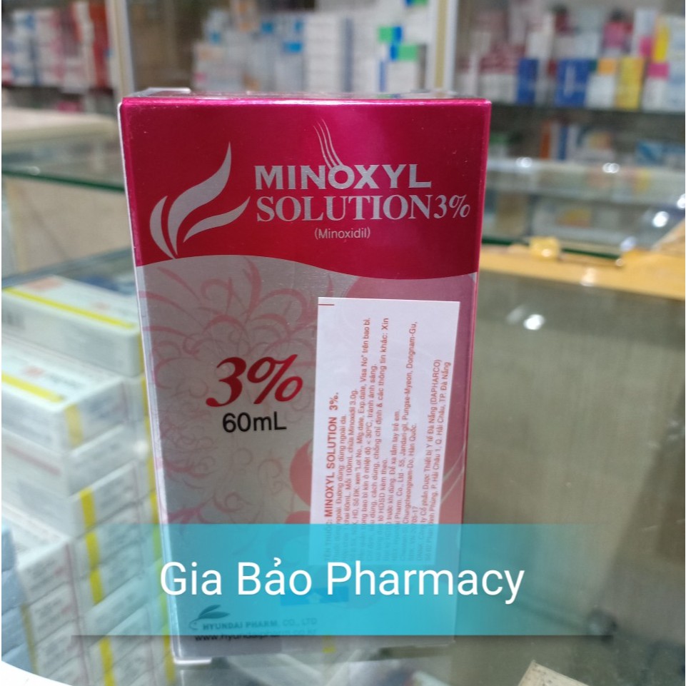 Xịt kích thích mọc tóc MINOXYL SOLUTION 3% 60ML