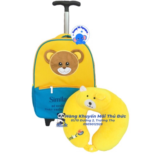 Bộ du lịch gồm Balo kéo và gối kê cổ