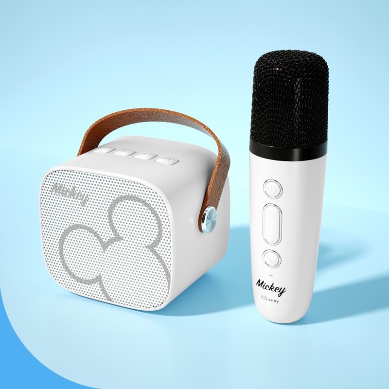 Bộ loa mic ktv bluetooth Disney mini dễ thương hát nhẹ MK255