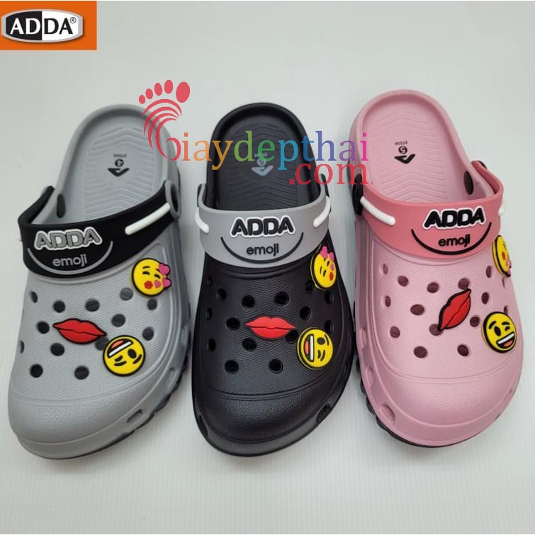 Giày Sục Nhựa Nam Nữ Thái Lan Adda 5TD24 (Không kèm sticker)