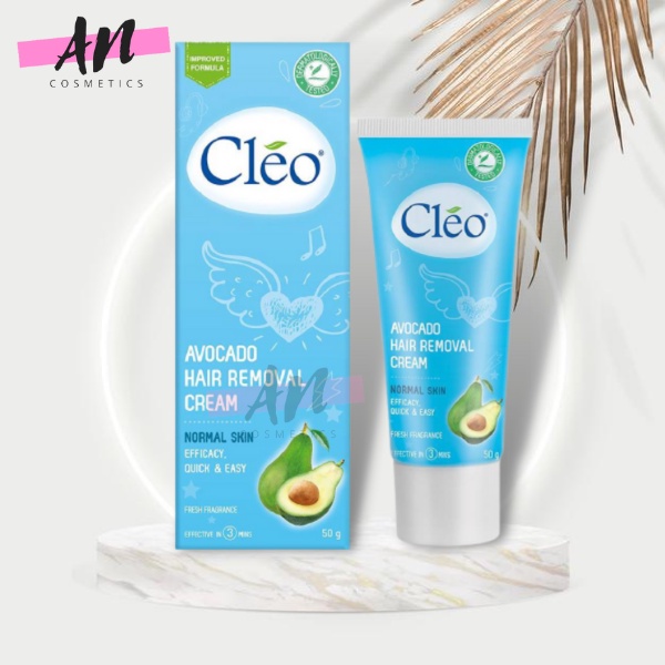 Kem Tẩy Lông Cho Da Thường Cleo Avocado Hair Removal Cream Normal Skin 50g