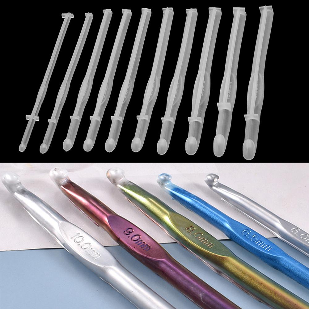 Khuôn Làm Móc Len 24 Ngăn Bằng Nhựa Resin DIY|Dụng Cụ Đan Len Bằng Epoxy Tiện Dụng