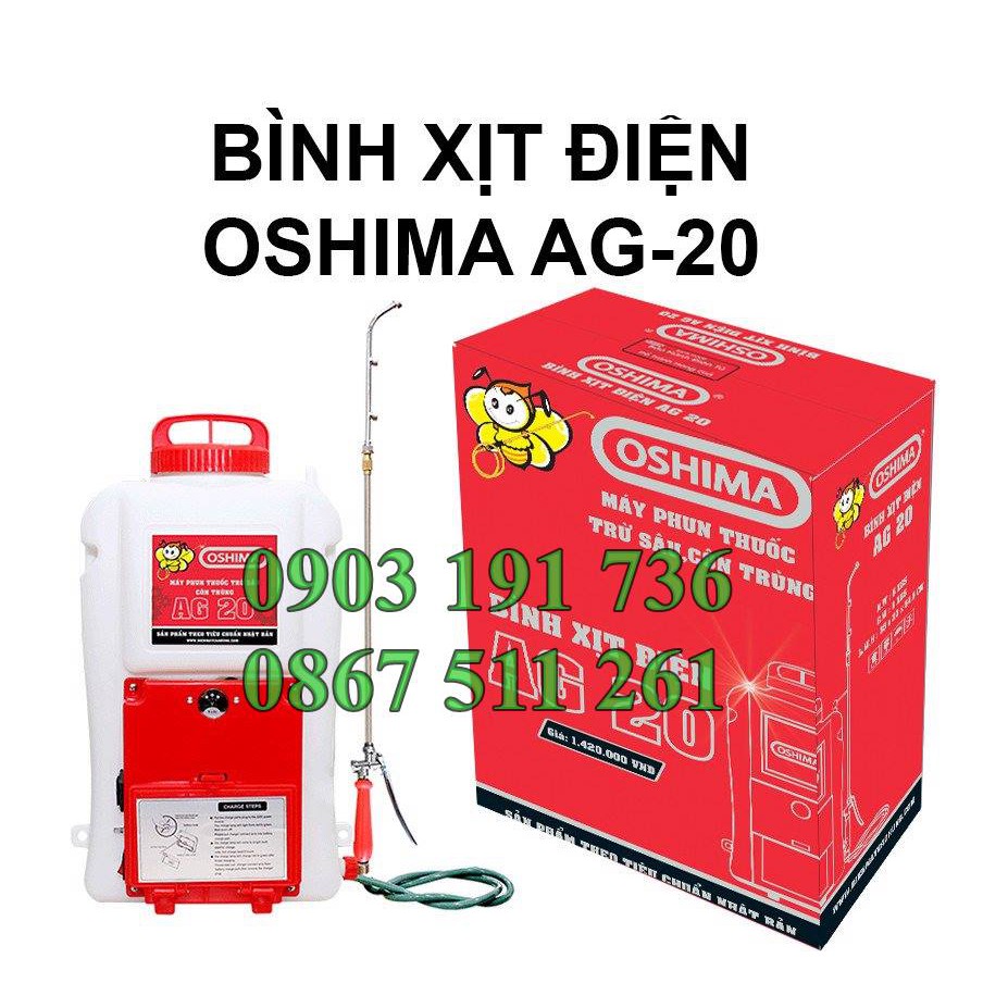 Bình xịt điện diệt côn trùng giá tốt Oshima AG20 chính hãng