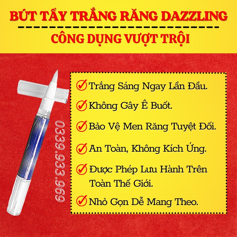 Bút Tẩy Trắng Răng Dazzling White