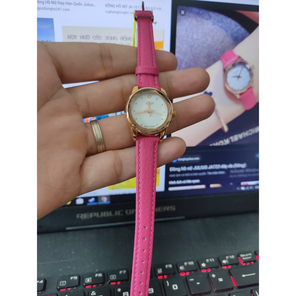 [Mã BMLTA50 giảm 10% đơn 150K] Đồng hồ nữ dây da Julius Ja-723 | BigBuy360 - bigbuy360.vn
