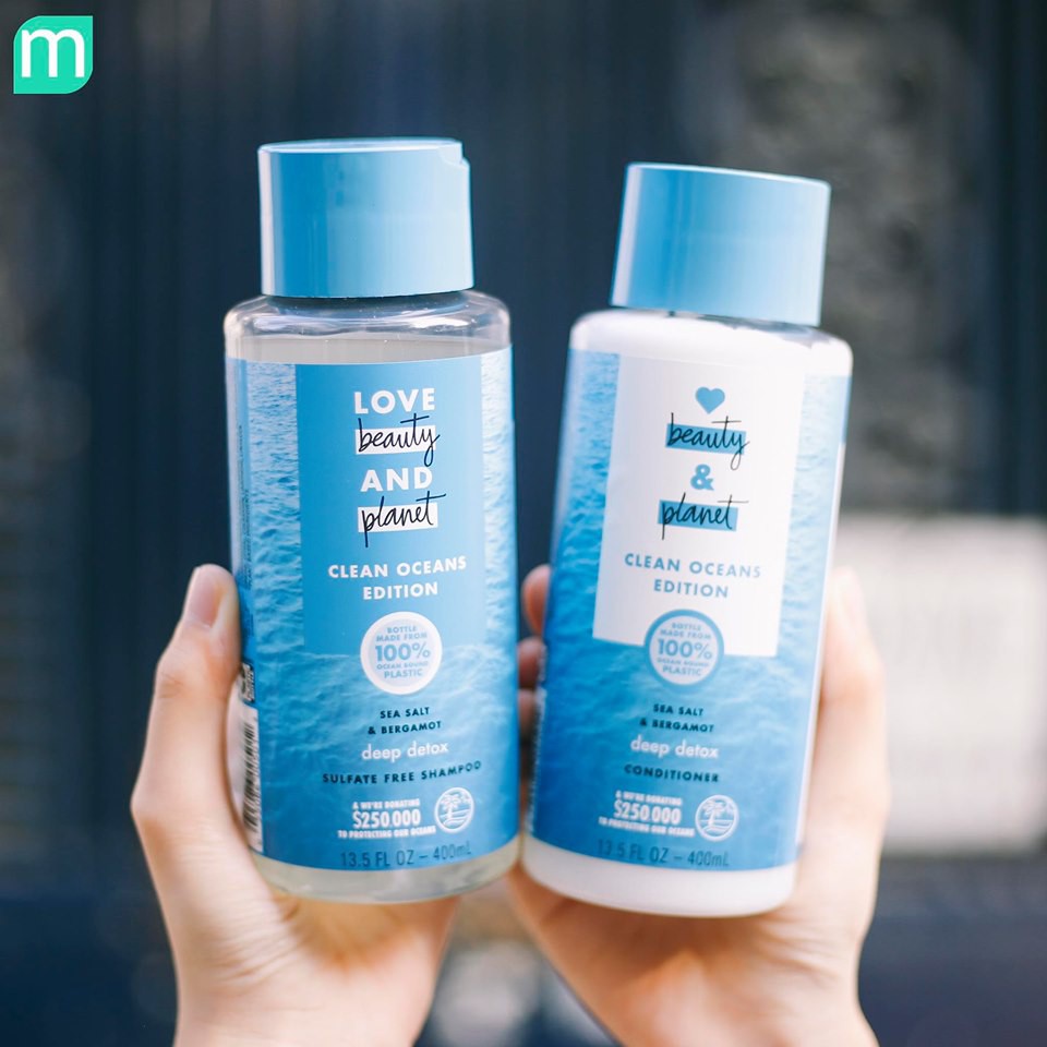 Dầu Gội , Xả Love Beauty & Planet Clean Oceans Edition