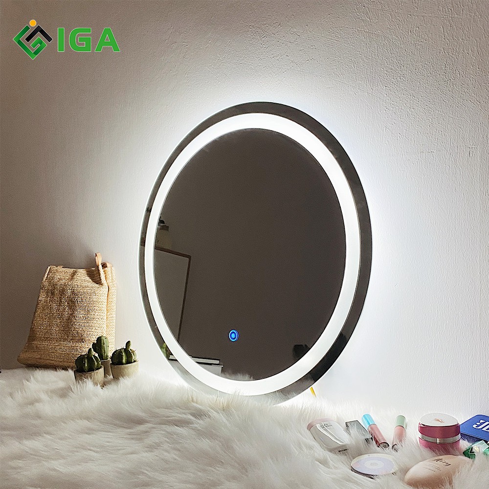 Gương Tròn Viền Led IGA Mirror O Hiện Đại Sang Trọng - GN22