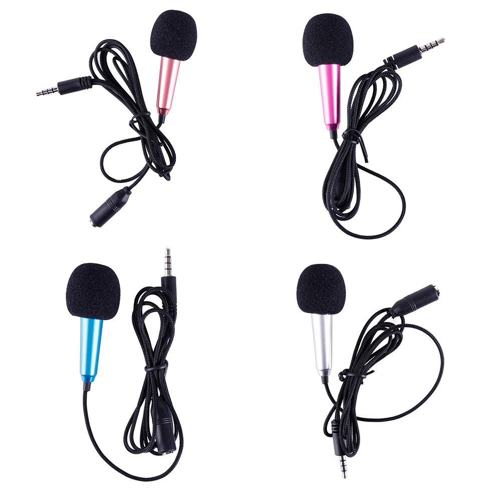 3.5mm Microphone nhỏ Microphone Điện thoại di động Máy tính xách tay MSN Karaoke có dây