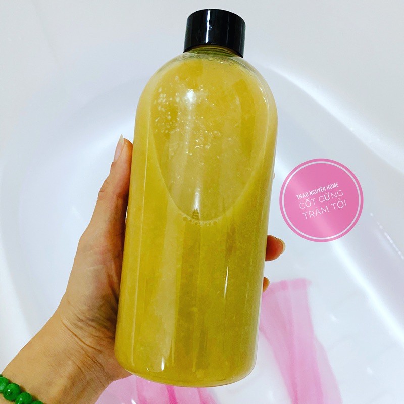 Nước tắm bé cốt gừng tràm tỏi ( tặng bé trà sen)