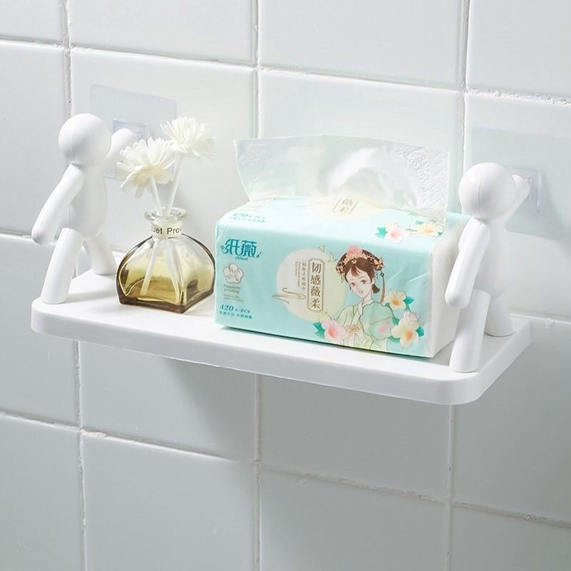 Kệ dán tường decor nhà tắm cao cấp.