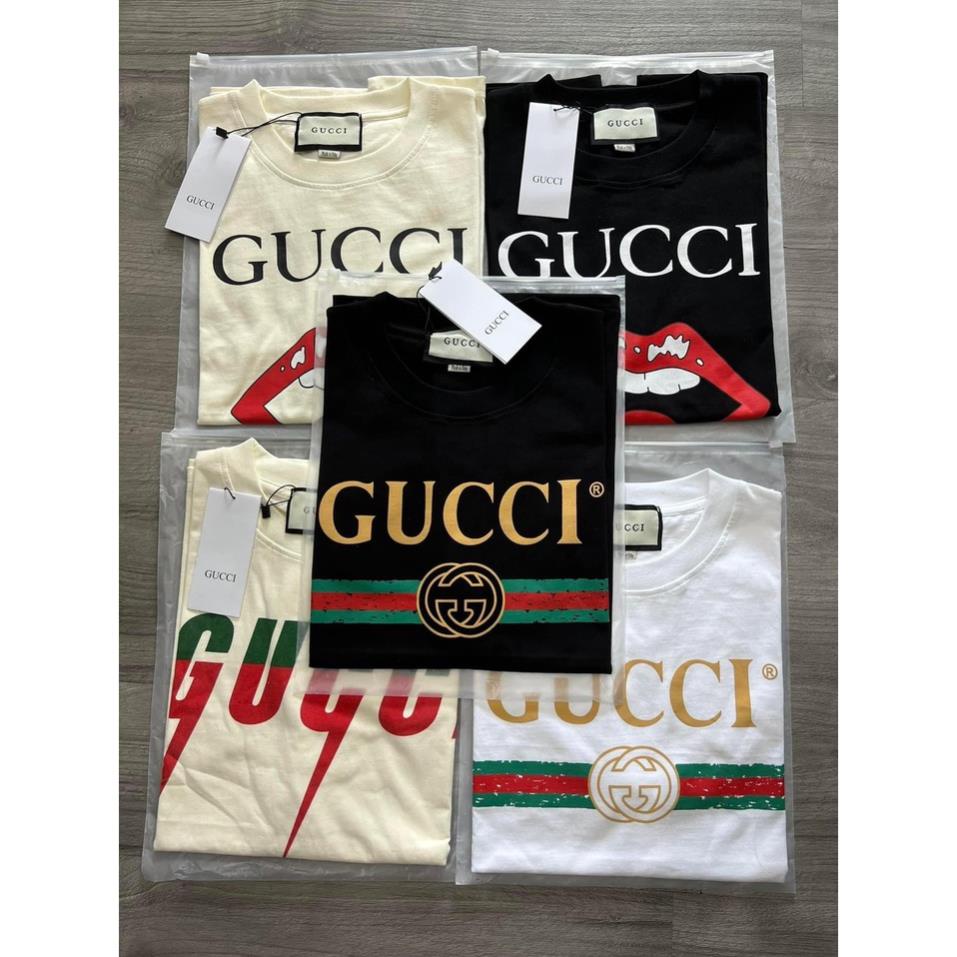 Áo Thun GU*CCI Cao Cấp Full Tag Túi, Áo thun GU*CCI Big Size