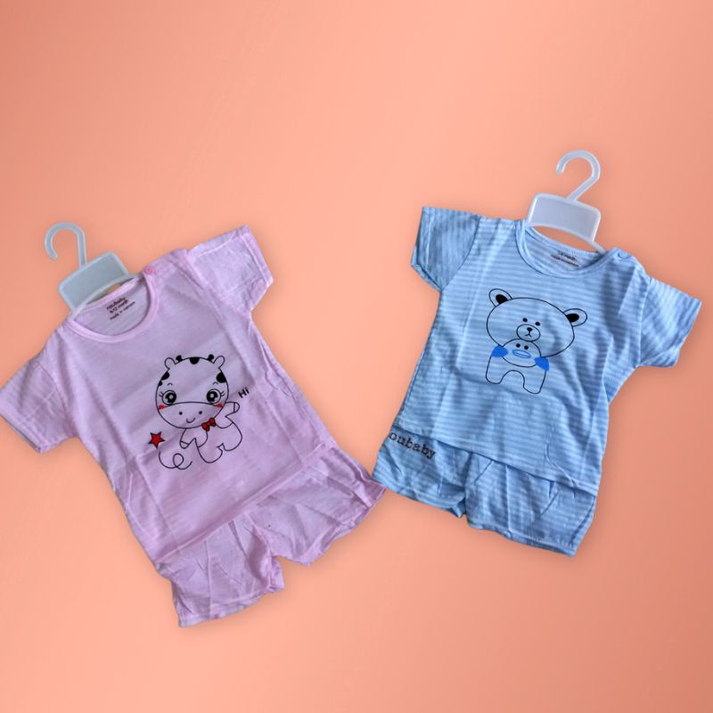 Bộ Cộc Tay, Đồ Mặc Nhà, Cho Bé Trai Bé Gái Chất Cotton Giấy Mềm Mát, Quần Áo Trẻ Em.