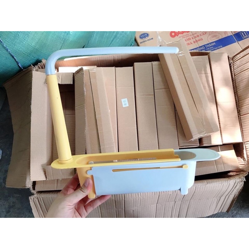 Khay rút gọn cài bồn rửa tiện lợi