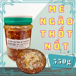 Me ngào khóm thốt nốt. Me ngào hạt dẻo mix trái thốt nốt - hủ 550gr