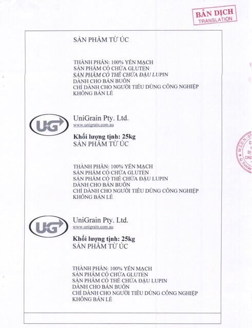 Yến mạch Úc tươi hỗ trợ giảm cân date mới | BigBuy360 - bigbuy360.vn