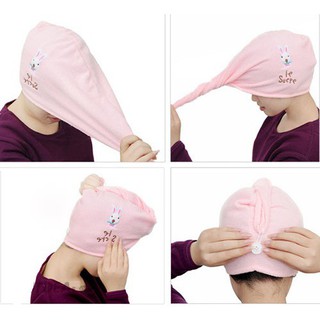 Khăn ủ tóc cotton siêu thấm 2018 hàng nhập khẩu . KD1