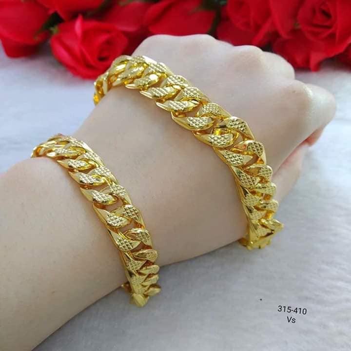 LẮC TAY MẠ VÀNG ĐẸP CHUẨN VÀNG 18K - LẮC TÂY BỌNG MẠ VÀNG 18K