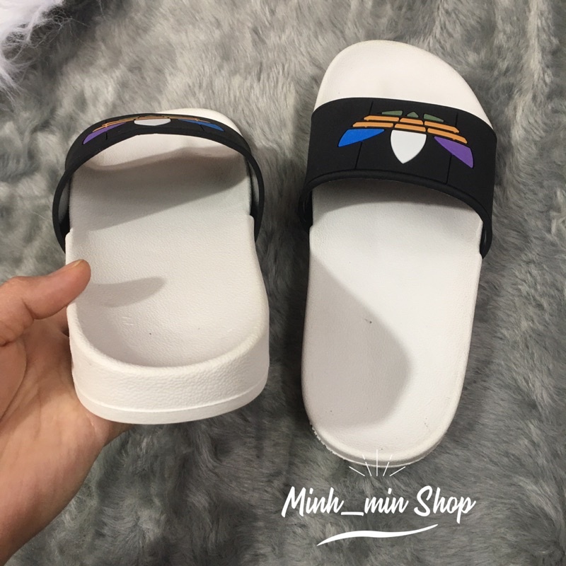 Dép Quai Ngang In Hình Ba Lá Sắc Nét, Dép Quai Ngang Nam Nữ Thời Trang