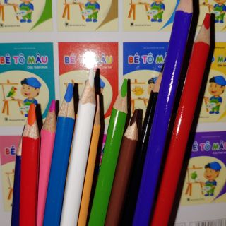 Bút chì gỗ 12 màu tặng quà trị giá 120k