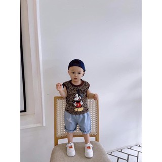 sét áo đốm micky cho bé