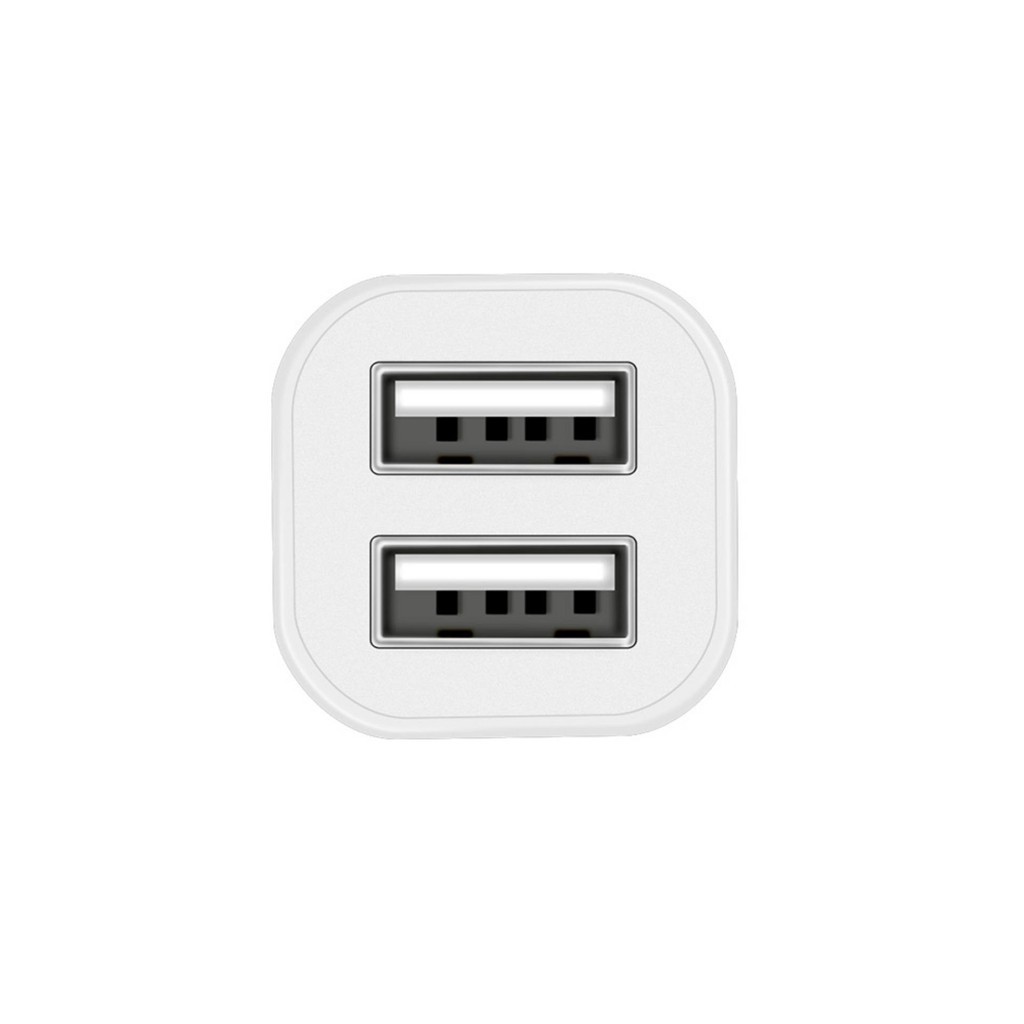 Củ sạc ô tô 2 cổng USB HOCO Z12 2.4A Elite kèm cáp sạc IOS/Micro