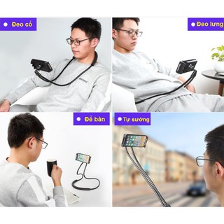 GIÁ ĐỠ KẸP ĐIỆN THOẠI ĐEO CỔ